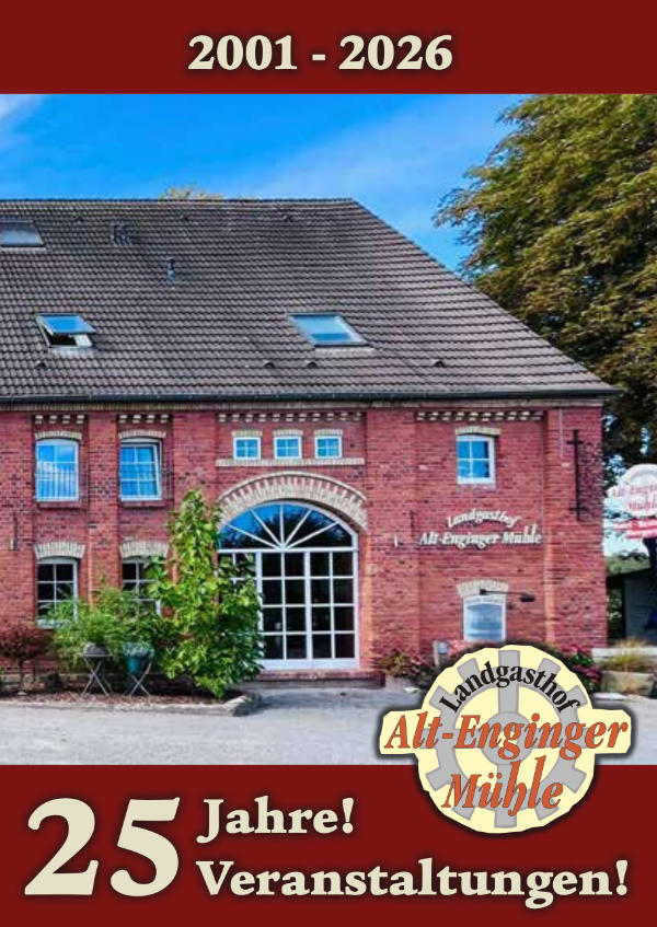 Flyer Jubiläum 25 Jahre Alt-Enginger Mühle